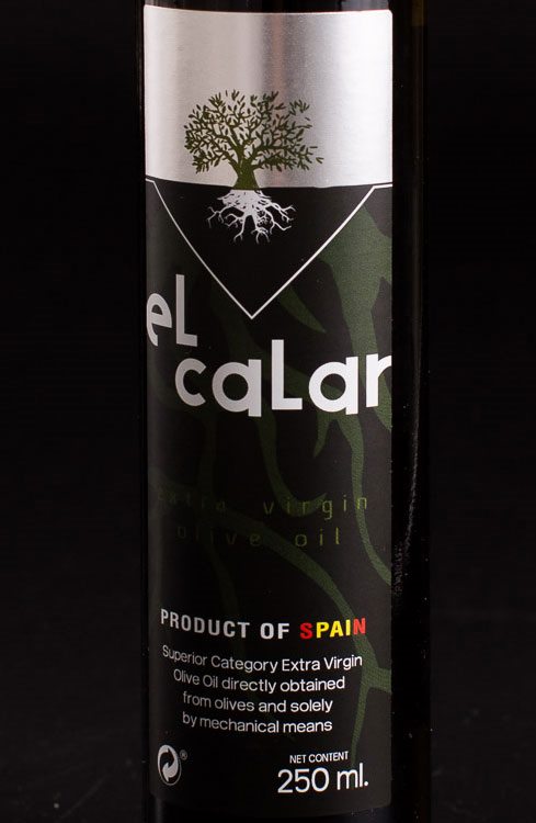 Detalle de la etiqueta de 250 ml
