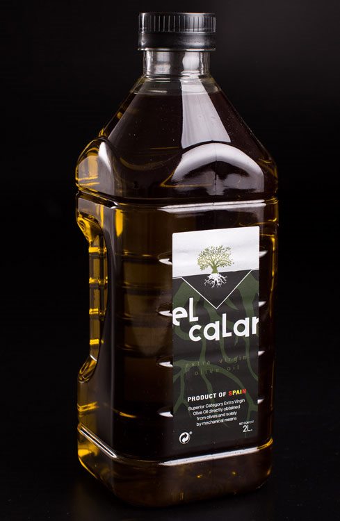 Envase de 2 litros de aceite «el calar»